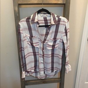 Lovers and friends plaid button up